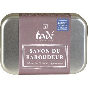 Savon du Baroudeur - Reisblikje - Aleppo Zeep - Aluminium - 90 Gram