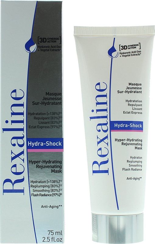 Rexaline - 3D Hydra Shock - Gezichtsmasker - 75ml - Anti-rimpel