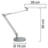 Unilux bureaulamp Mamboled, grijs