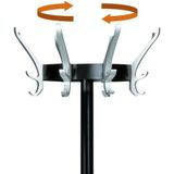 Unilux Garderobenständer CYPRES Höhe 170cm schwarz