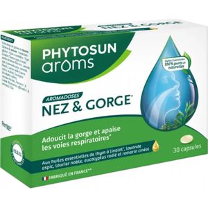 Phytosun Arôms Aromadoses Neus en Keel 30 Capsules