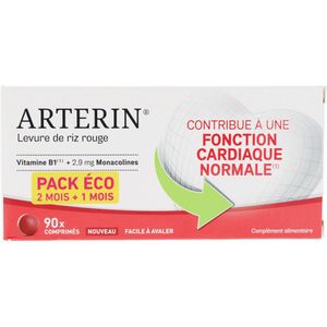 Arterin Rode Rijstgist 90 Tabletten Inclusief 30 Gratis Tabletten