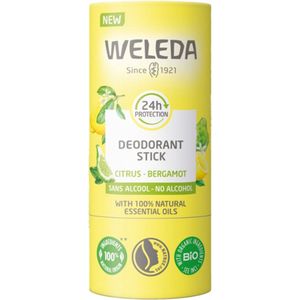 WELEDA - Citrus Bergamot Deodorant Stick - 24H werkzaamheid - Vegan* - Natrue gecertificeerd - Stick 50 g