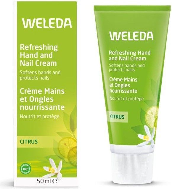 Weleda - Citrus - Hand- en Nagelcrème - 75ml - Natuurlijke Ingrediënten