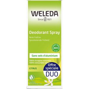 Weleda Citrus Deodorant Spray Set van 2 x 100 ml