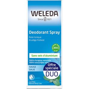 Weleda Salie Deodorant Spray Set van 2 x 100 ml