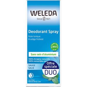 Weleda - Salie Deodorant - Natuurlijke Formule - Glazen Spuitfles