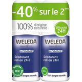 Weleda - Men's Roll-on Deodorant - Set van 2 x 50 ml - Natuurlijke Formule