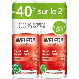 Weleda - Granaatappel Deodorant - Roll-on - Set van 2 x 50 ml