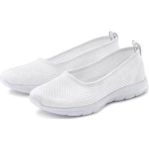LASCANA Sneaker Ballerinas, ultraleichter Slipper, Slip-On-Sneaker, Freizeitschuh VEGAN
