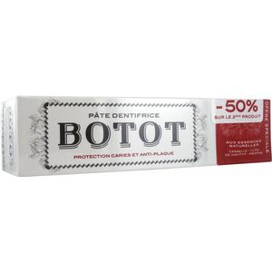 Botot Tandpasta Kaneel Kruidnagel Mint Set van 2 x 75 ml