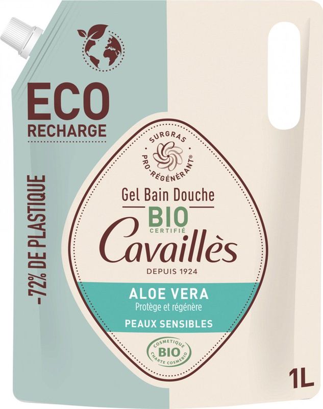 Rogé Cavaillès Bio Aloë Vera Douchegel Eco-Vulling 1000