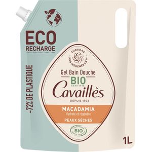 Rogé Cavaillès Macadamia Biologische Droge Huid Bad- & Douchegel Eco-Refill 1 L