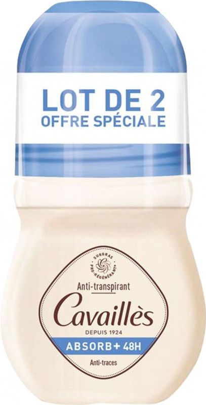 Roge Cavailles - Absorb+ Efficacite - Roll-On Deodorant - 100ml - Alcoholvrij