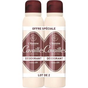 Rogé Cavaillès - Men - Deodorant Set van 2 - 150 ml - Zachte Citroen en Rozemarijn