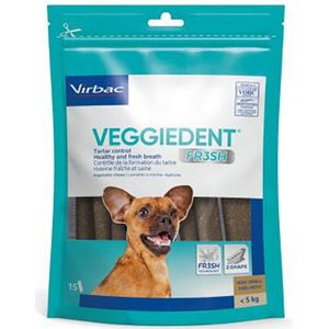Virbac Veggiedent Kauwstrips XS <5 kg 15 stuks