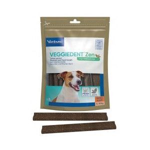 Veggiedent Zen - Kauwstrips - Hond - 15 Stuks - L-theanine