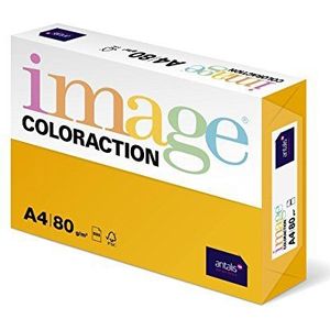 Antalis ColorAction kleurpapier voor inkjetprinter, laserprinter, kopieerapparaat, 80 g, A4, 500 vellen, oranje goud