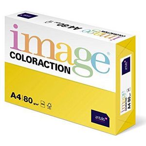 Image Coloraction - gekleurd kopieerpapier Canary/kanariegeel 80g/m² A4 - pakket van 500 vellen