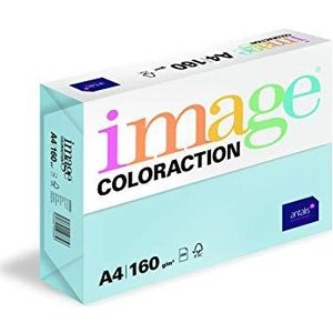 Image Coloraction - gekleurd kopieerpapier Iceberg/ijsblauw 160g/m² A4 - pakket van 250 vellen