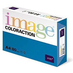 Image Coloraction Stockholm - gekleurd kopieerpapier - DIN A4, 210 x 297 mm, 80 g/m² - kleurrijk, houtvrij printerpapier voor kopieerapparaten - 500 vellen - diepblauw