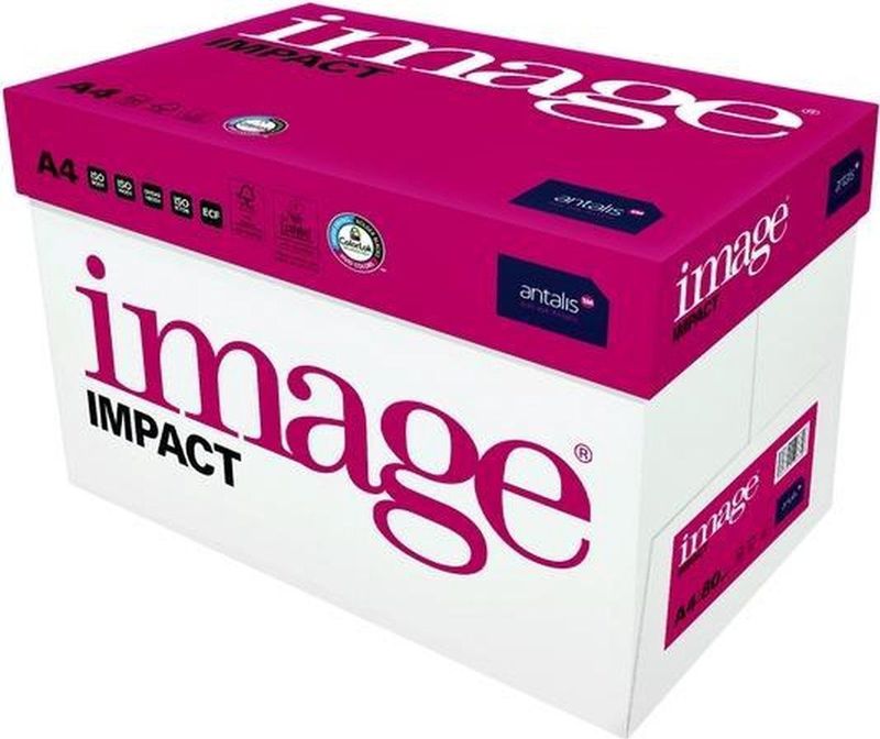 Kopieerpapier Image Impact A4 80gr wit 500 vel | 5 stuks