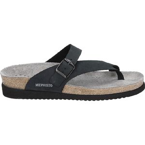 Mephisto HELEN SANDALBUCK - Dames slippers - Kleur: Zwart - Maat: 37