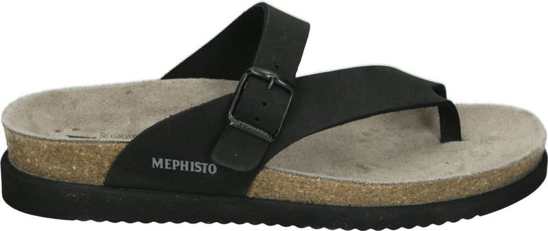 Mephisto HELEN SANDALBUCK - Dames slippers - Kleur: Zwart