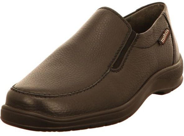 Mephisto - EWALD SPORTCALF - Instappers - Zwart - Glad Leer - Rubber Zool