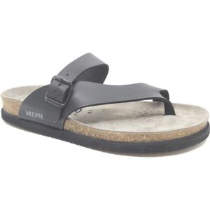 Mephisto, NIELS SCRATCH 3400, Zwarte heren slippers