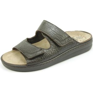 Mephisto - Mobils Ergonomic Slipper - Bruin - Leer - Verstelbare Banden