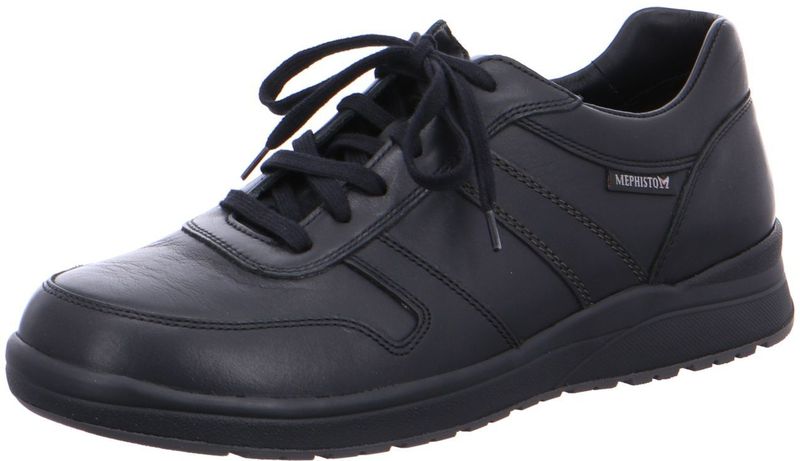 Mephisto - Veterschoenen - Zwart - Leer