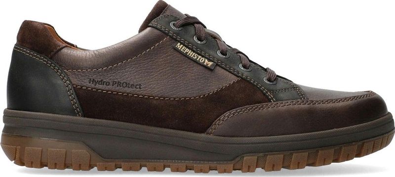 Mephisto PACO NEVADA - CasualHeren sneakersHeren veterschoenVrije tijdsschoenen - Kleur: Bruin - Maat: 46