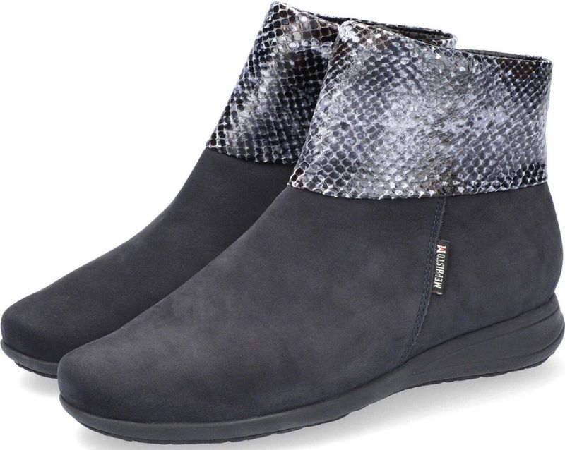 Mephisto Neria - dames laars - blauw - maat 37 (EU) 4 (UK)