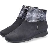 Mephisto - Neria - Enkellaars - Zwart - Natuurleder, AIR-JET-voetbed, SOFT-AIR-TECHNOLOGIE