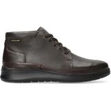 Mephisto, Donkerbruine Leren Heren Enkellaars Bruin, Heren, Maat:44 EU