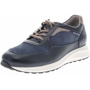 Mephisto DAVIS OR. - Heren sneakersHeren veterschoenVrije tijdsschoenen - Kleur: Blauw - Maat: 46