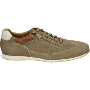 Mephisto DAVIS NE. - Heren sneakersHeren veterschoenVrije tijdsschoenen - Kleur: Taupe - Maat: 42