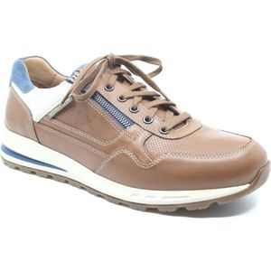 Mephisto Sneaker Bradley Hazelnut Cognac Glad Leer - 7 / 40½