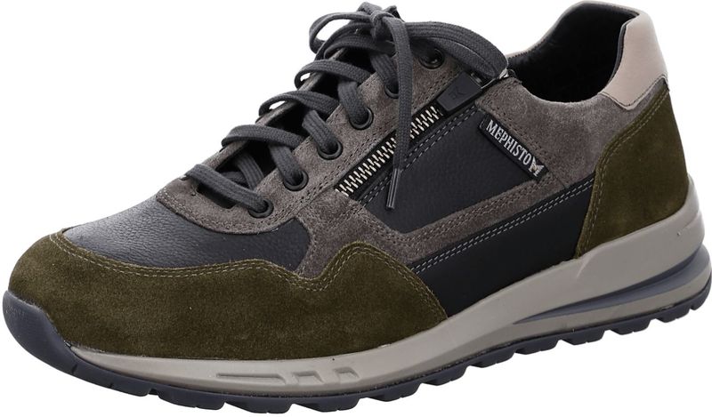 Mephisto - Bradley - Veterschoenen - Khaki - Leer