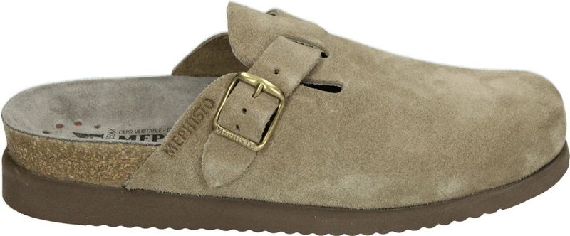 Mephisto HALINA SANDVEL - Dames slippers - Kleur: Taupe - Maat: 39