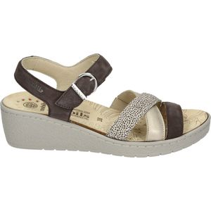 Mephisto PIETRA VELC.P - Sandalen met hakDames Sandalen - Kleur: Bruin - Maat: 37