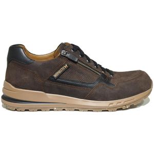 Heren Veterschoenen Mephisto Bradley Old Velours Walnut Donkerbruin - Maat 6½