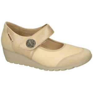Mobils - BATHILDA - Ballerina's - Beige - Ergonomisch - Klittenbandsluiting