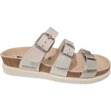 Mephisto - Hyacinta - Leren Slippers - Zilver Wit - Dames