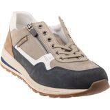 Mephisto - Bradley - Sneakers - Blauw - Suède - Binnenvoering Leer - Zool Rubber