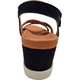 Mephisto Yrena Velc navy Dames Sandalen - Blauw