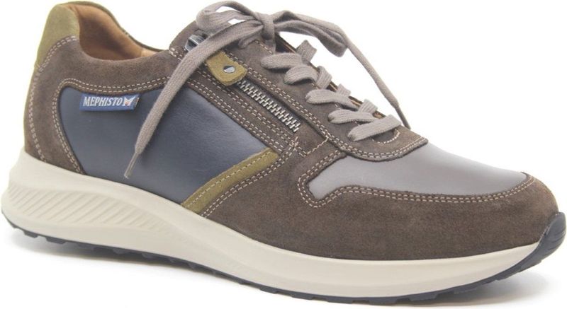 Mephisto - DINO - Sneakers - Bruin Combi - Wijdte H