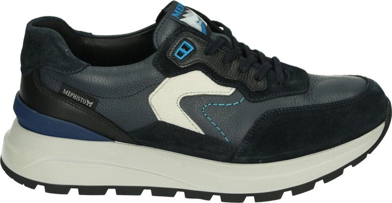 Mephisto CRUZ VELSP - Lage sneakersHeren sneakersVrije tijdsschoenen - Kleur: Blauw