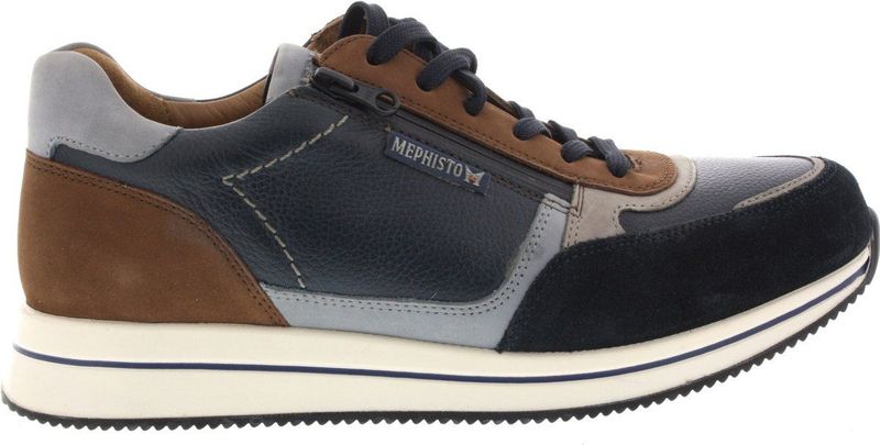 Mephisto - Sneaker Gilford - Blauw - Veterschoen - Comfortabel